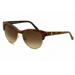 Roberto Cavalli Women's Melograno 652S 652/S  Cat Eye Sunglasses - Brown - 58 14 130mm
