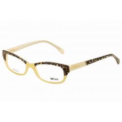 Just Cavalli Women's Eyeglasses JC0473 JC/0473 Full Rim Optical Frame - Ivory - Lens 52 Bridge 17 Temple 135mm