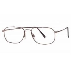 Aristar by Charmant Men's Eyeglasses AR6021 AR/6021 Full Rim Optical Frame - Brown   035 - Lens 55 Bridge 16 Temple 145mm