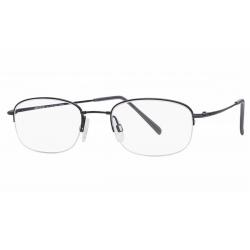 Aristar by Charmant Men's Eyeglasses AR6023 AR/6023 Half Rim Optical Frame - Black - Lens 50 Bridge 20 Temple 140mm