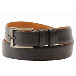 Trafalgar Men's Claude Genuine Leather Belt - Grey - 40