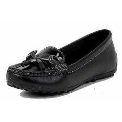 Hush Puppies Women's Fashion Loafers Dalby Moccasin Shoes - Black - 6