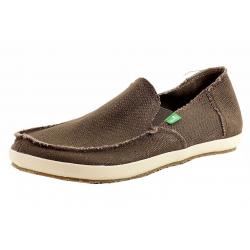 Sanuk Men's Rounder Hobo Fashion Sidewalk Surfer Loafers Shoes - Brown - 9
