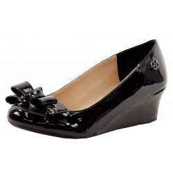 Jessica Simpson Girl's Glee Fashion Wedge Heel Shoes - Black - 11   Little Kid