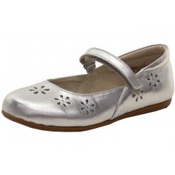 See Kai Run Girl's Ginger II Fashion Mary Janes Shoes - Silver - 1 M US Little Kid