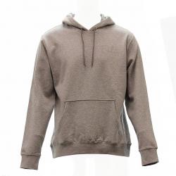 Fila Men's Basic Pullover Hoody LM141GQ3 Fleece Lined Sweatshirt - Grey - Large