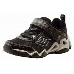 Skechers Boy's Air Trax Hacked Fashion Sneakers Shoes - Black - 11   Little Kid