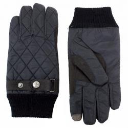 Original Penguin Men's Quilted Winter Gloves - Black - Large/X Large