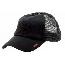 Kurtz Men's Tanner Adjustable Trucker Baseball Hat (One Size Fits Most) - Black - One Size