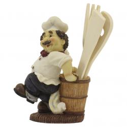 Bistro Chef Utensil Holder With Kitchen Tools - Basket - 7 Inches