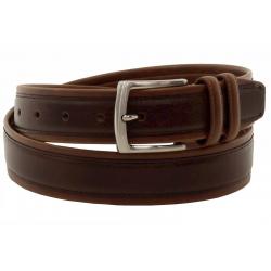 Nautica Men's Contrast Tubular Belt - Brown - 40