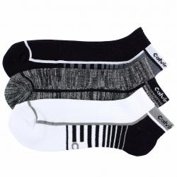 Calvin Klein Men's 3 Pairs Coolpass Blend Athletic Socks - Black - Sock Sz: 10 13; Fits 7 12
