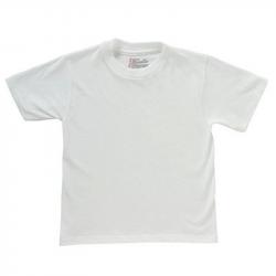 Hanes Boy's B21385 Tagless ComfortSoft 5 PK Crew Neck T Shirt - White - Large