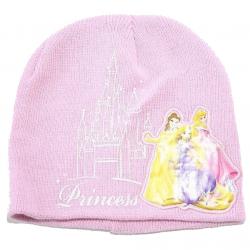 Disney Princess Girl's Beanie Hat & Gloves Set Sz. 4 7 - Pink - One Size