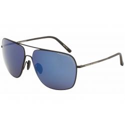 Porsche Design Men's P'8607 P8607 Fashion Sunglasses - Black - Lens 63 Bridge 13 Temple 135mm