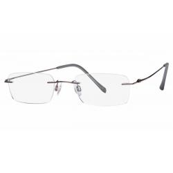 Charmant Men's Eyeglasses TI8333E TI/8333E Titanium Rimless Optical Frame - Brown - Lens 51 Bridge 19 Temple 145mm
