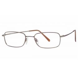 Aristar by Charmant Men's Eyeglasses AR6022 AR/6022 Full Rim Optical Frame - Light Brown   073 - Lens 53 Bridge 19 Temple 145mm
