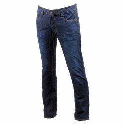Buffalo By David Bitton Men's Six Basic Slim Straight Jeans - Indigo Crinkled & Stiff - W 36 L 30