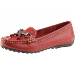 Hush Puppies Women's Fashion Loafers Dalby Moccasin Shoes - Red - 6.5