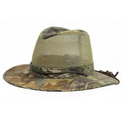 Henschel Men's Packable Aussie Breezer Camo Safari Hat - Brown - Medium