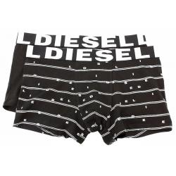 Diesel Men's Seasonal Edition Damien 2 Pc Boxer Trunk Underwear - Black - Small