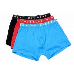 Hugo Boss Men's 3 Pair 100% Cotton Boxer Trunk Underwear - Assorted - Extra Large