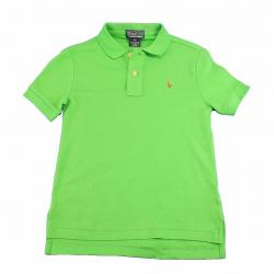 Polo Ralph Lauren Boy's Classic Cotton Short Sleeve Polo T Shirt - Green - 5   Little Kid