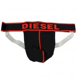 Diesel Men's Motion Division Jock Strap Underwear - Black - Medium