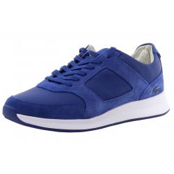 Lacoste Men's Joggeur 216 1 Fashion Leather/Suede Sneakers Shoes - Blue - 8.5 D(M) US