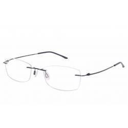 Charmant Eyeglasses TI8600 TI/8600 Titanium Rimless Chassis Optical Frame - Blue   BL - Lens 00 Bridge 19 Temple 140mm