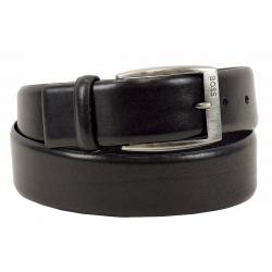Hugo Boss Men's Barnabie Fashion Leather Belt - Black - 38