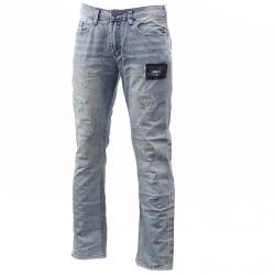 Buffalo By David Bitton Men's Ash Skinny Jeans - Ripped & Patched Indigo - 33x32