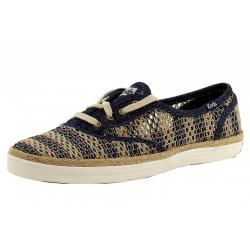 Keds Women's Champion Crochet Fashion Sneakers Shoes - Blue - 10 B(M) US
