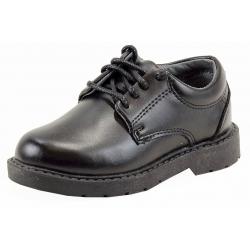 School Issue Boy's Scholar Fashion Oxford School Uniform Shoes - Black - 13 Wide   Little Kid