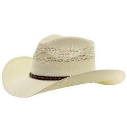 Scala Men's Bangorra Pinch Front Cowboy Hat - Ivory - Medium