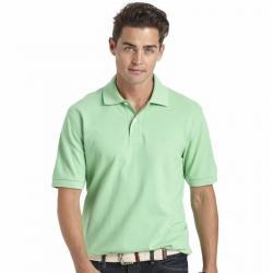 Izod Men's Advantage Heritage Pique Short Sleeve Cotton Polo Shirt - Green - Small