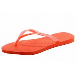 Havaianas Women's Slim Fashion Flip Flops Sandals Shoes - Red - 5 B(M) US/6 B(M) US