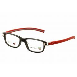 Tag Heuer Men's Eyeglasses Track S TH7602 TH/7602 Full Rim Optical Frame - Grey - Lens 52 Bridge 17 Temple 145mm