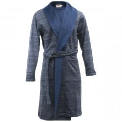 Ugg Men's Robinson Relaxed Fit Fleece Lined Robe - Blue - Large