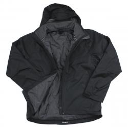 Adidas Men's Wandertag Climaproof Insulated Hooded Winter Jacket - Black - Large