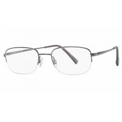 Charmant Men's Eyeglasses TI8166 TI/8166 Half Rim Optical Frames - Grey - Lens 53 Bridge 20 Temple 140