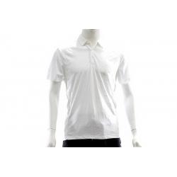 Calvin Klein Men's 100% Cotton Short Sleeve Polo Shirt - White - Classic Fit