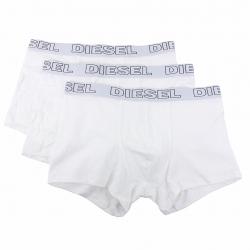 Diesel The Essential Men's 3 Pc Shawn Boxers Trunks Underwear - White - Small