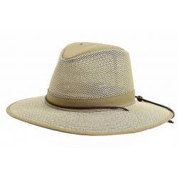 Henschel Men's Packable Aussie Breezer Safari Hat - Beige - Small