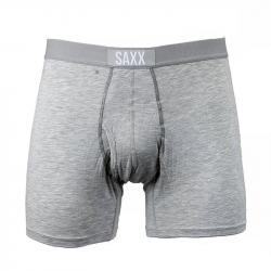 Saxx Men's Ultra Everyday Modern Fit Boxer Brief Underwear - Heather Grey - Small