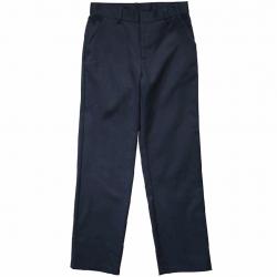 French Toast Boy's Relaxed Fit Twill Uniform Pant - Blue - 18