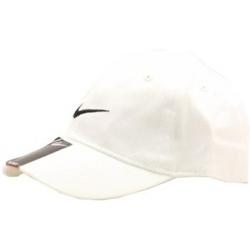 Nike Toddler Solid Swoosh Cotton Baseball Cap Sz: 2/4T - White - 2/4T