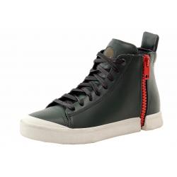 Diesel Men's S Nentish Zip Around High Top Sneakers Shoes - Green - 10