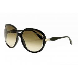 Roberto Cavalli Women's Banyan 732/S 732S Fashion Sunglasses - Black/Brown Gradient   01F - 61 16 120mm