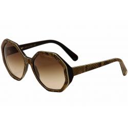 Velvet Eyewear Women's Jami V009 V/009 Fashion Sunglasses - Boa/Beige/Black/Brown Fade   BO01 - Lens 58 Bridge 18 Temple 135mm